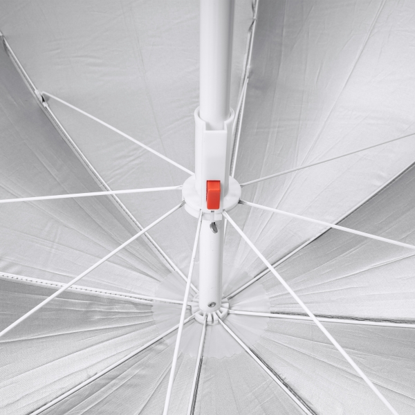 8-Panel-Sonnenschirm aus widerstandsfähigem Nylon und mit UV-Schutz